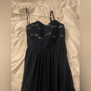 Stunning Navy Sequin Semi Formal or Bridesmaid's Dress 🥂